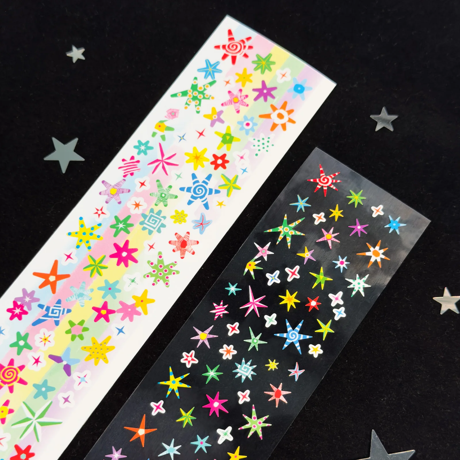 Cute Y2K Star pattern Washi Tape Kawaii Decorative Adhesive Tapes DIY Scrapbooking Stickers Hand Made Masking Tape Stationery