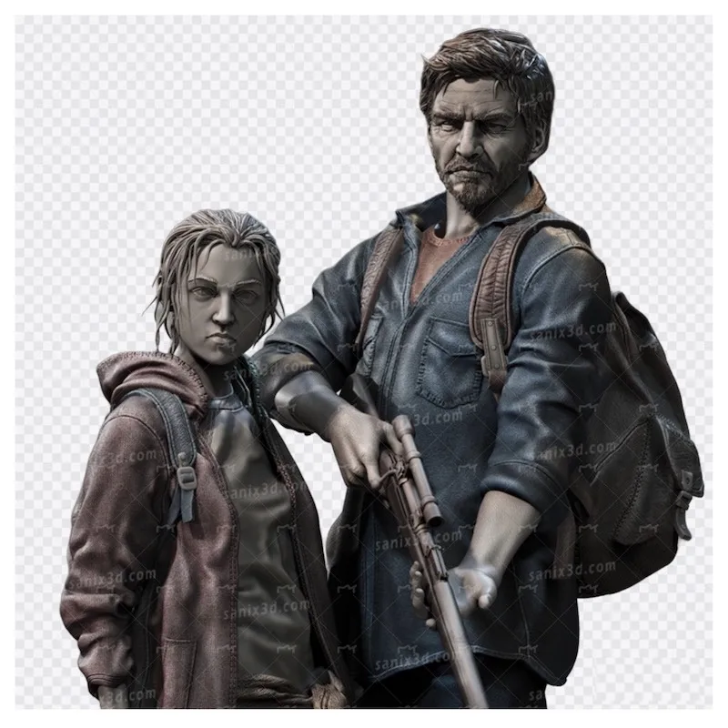 LindenKing  A617 3D Resin  Garage the last of us ellie Figure  Kit GK Model Unpainted  White-Film Collection To Painter