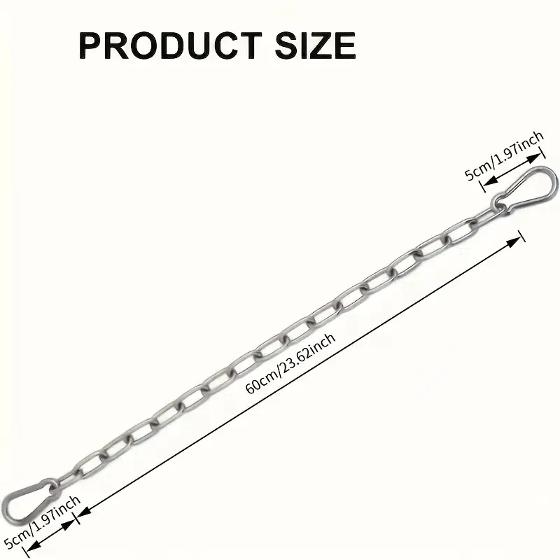 Stainless Steel Chain Corrosion Rust Proof Secure Locking Links for Farm Construction Automotive Marine
