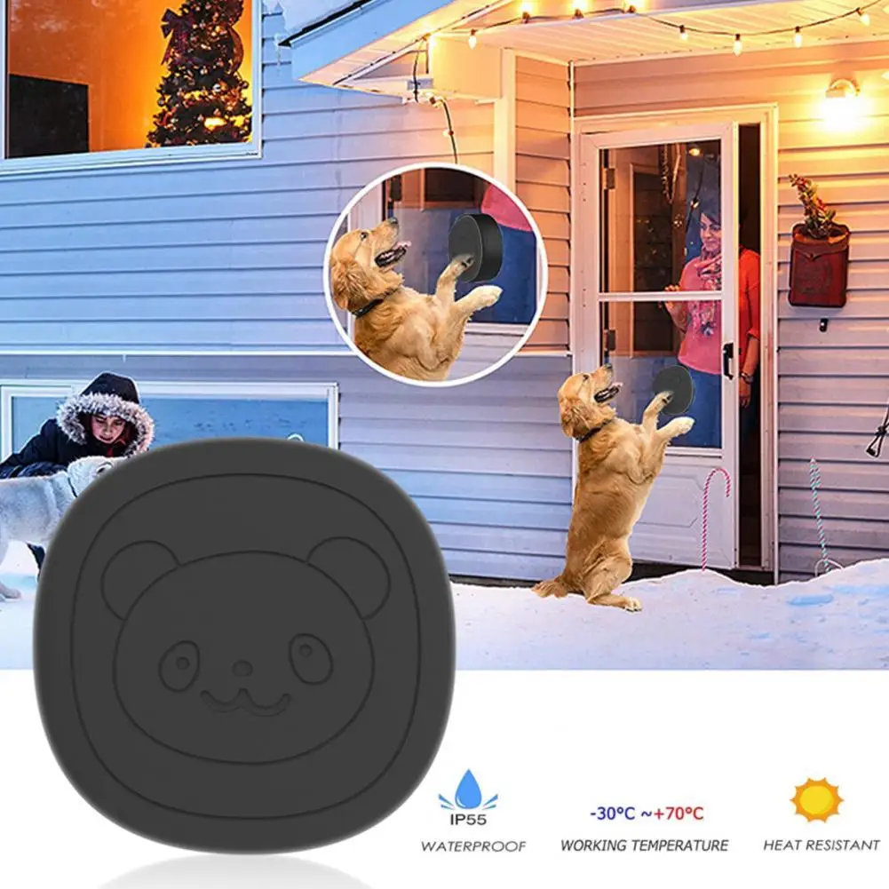 

Wireless Doorbell For Pets Remote Control Pet Bell Touching Button Dog Door Bell Dog Door Training Bell EU UK US Plug