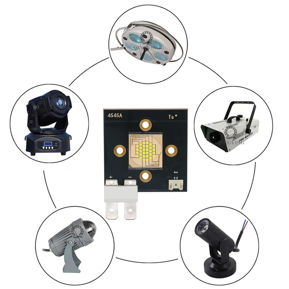 Chip di luce da palcoscenico a LED ad alta potenza 20W 40W 60W 75W 90W 120W 150W 200W 300W 400W 3V 5V 12V per proiettore di lampade da discoteca a