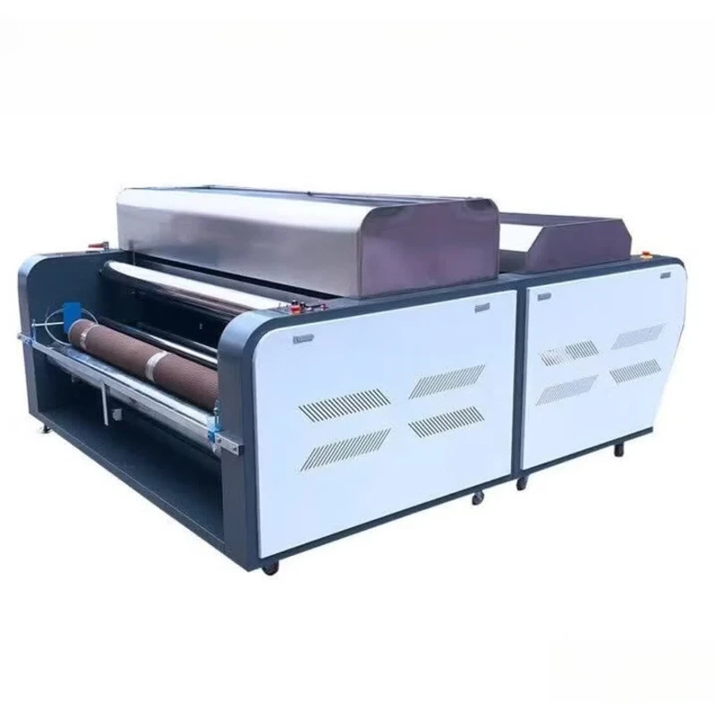 Automatic large clothing fabric shrinking machine, fabric pre-shrinking and setting machine