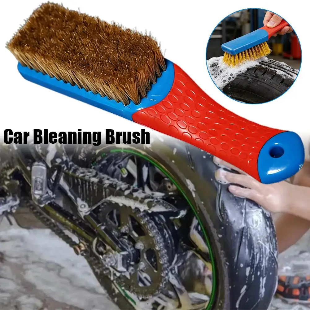 Heavy Duty Stainless Steel Wire Brush with Comfortable Plastic Handle - Perfect for Removing Rust, Welding Slag, Dirt, and Paint