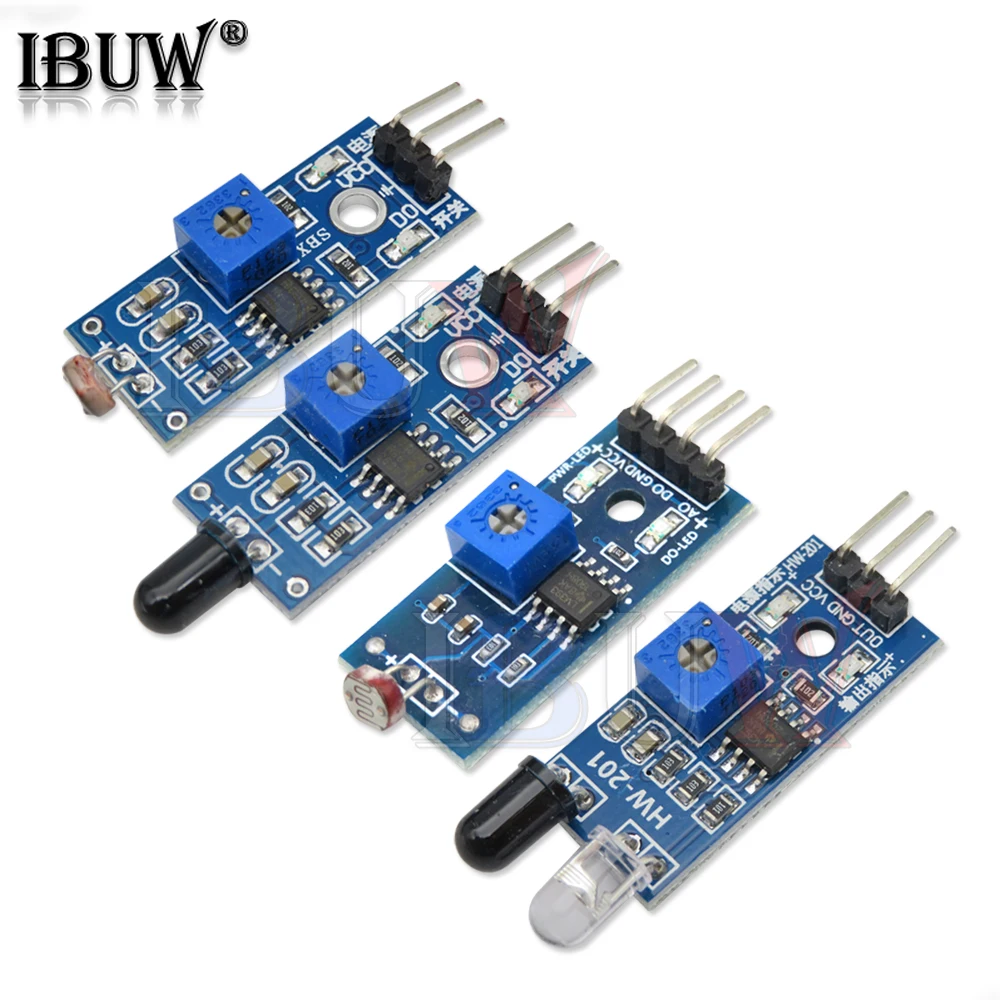 Infrared Flame detection/obstacle avoidance/photosensitive sensor Module 3PIN 4PIN Photoresistance Resistance sensor For Arduino