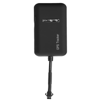 1Set GT02A 12V-36V Real-Time GPS/GSM/GPRS SMS Car GPS Tracker Real-Time Positioning Supports Google Maps Link Plastic Black Mini