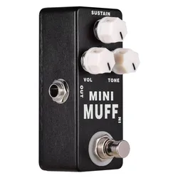 MOSKY Mini Muff Fuzz Distortion Pedal de efecto de guitarra eléctrica