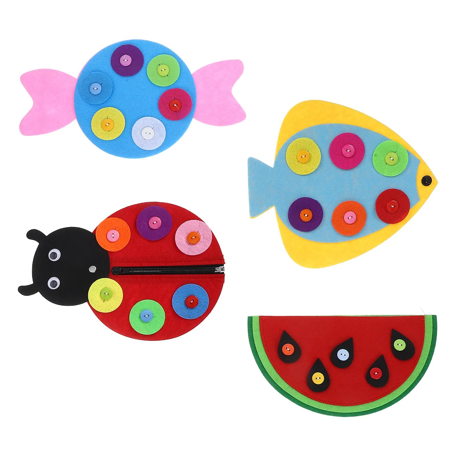4 قطعة مونتيسوري التعليمية زر سستة مجلس طفل أداة التعلم للمهارات الحركية الدقيقة مرحلة ما قبل المدرسة الفصول الدراسية المنزل استخدام مشغول