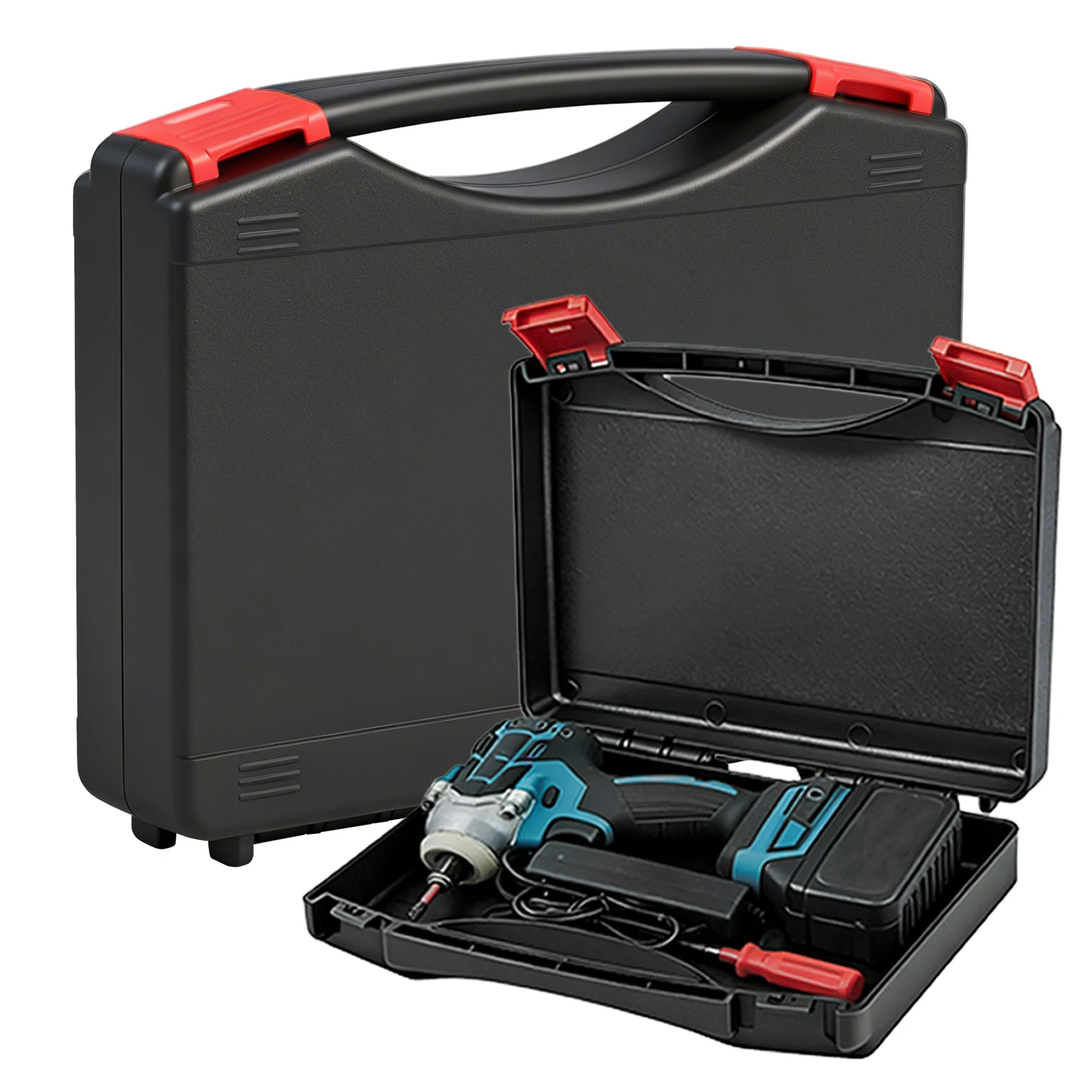 Image of Werkzeugkoffer für Hardware-Zubehör Reparaturwerkzeug-Aufbewahrungsbox Wasserdichter Multifunktions-Hartschalenkoffer Organizer