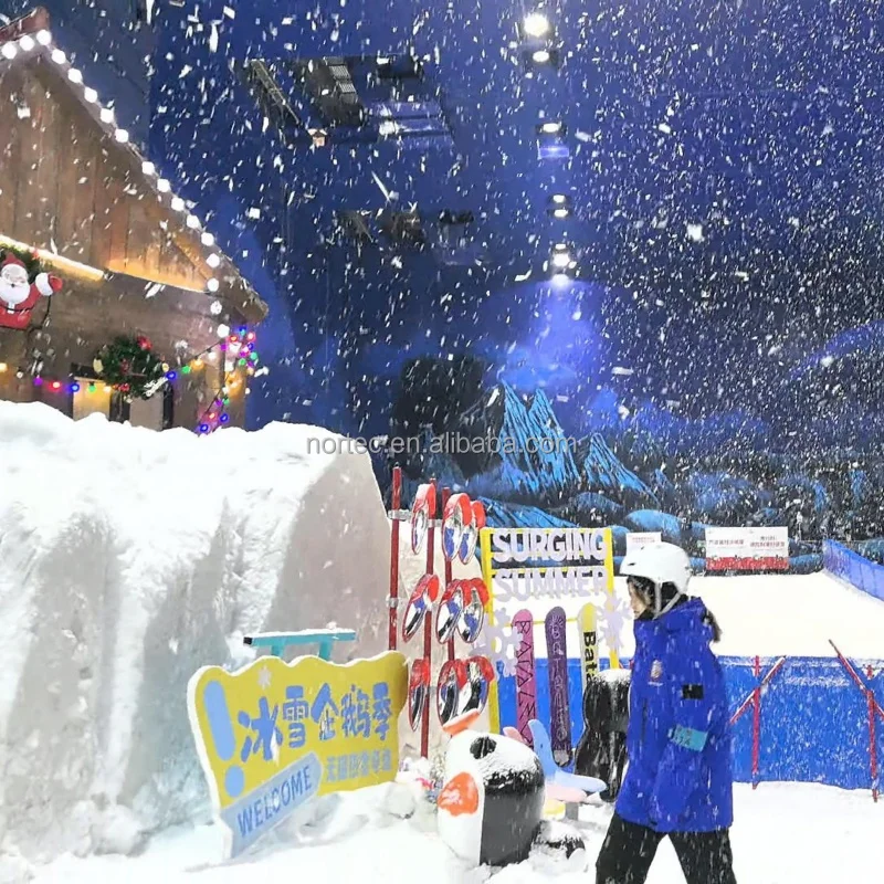 

10kw All Season Snow Falling Machine Producing 2000KG/Day Real Snowflakes Theme Parks Ski Resorts