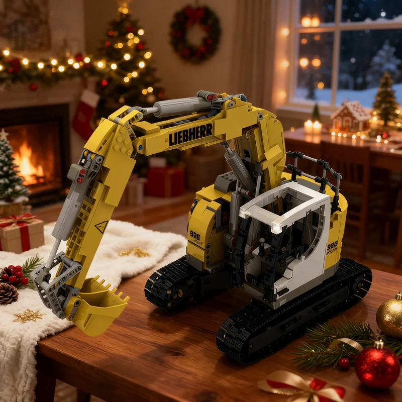 2506pcs MOC Technical Custom RC Liebherr 926 Compact Excuvator Model Building Blocks Toys Construction Christmas Gift Collection