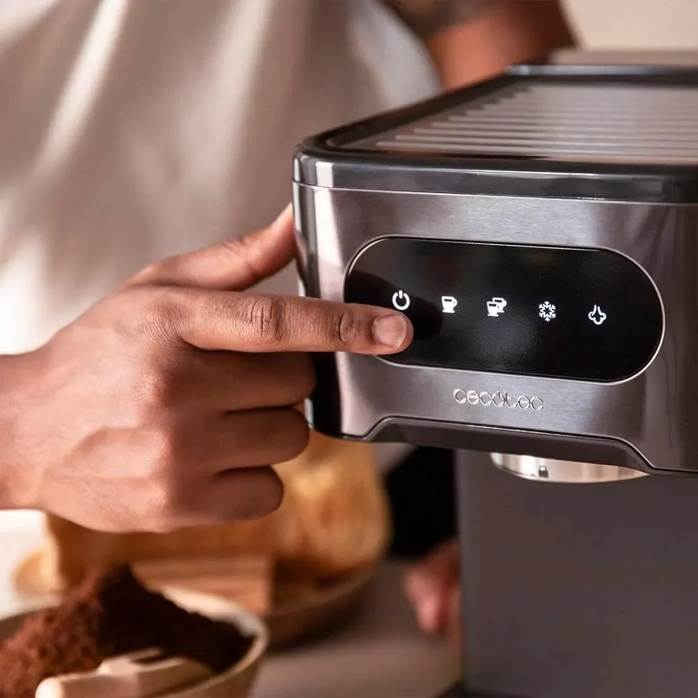 Cecotec Cafetera express Power Espresso 20 ColdBrew. Cafetera express para espresso y capuchino, café en frío, 20 Bares de pres