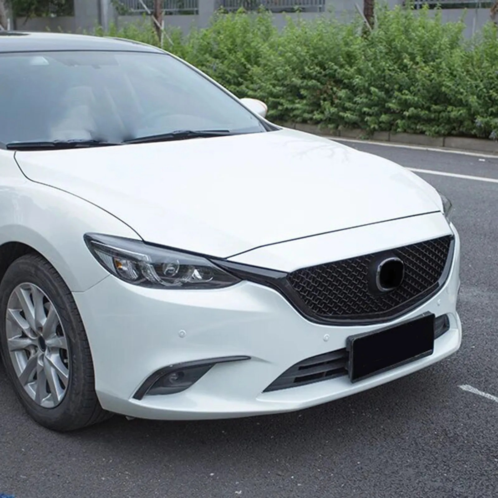 

Car Front Bumper Grill Honeycomb Diamond Style For Mazda 6 Atenza 2017 2018 2019 Black Racing Grills Exterior Parts Body Kit