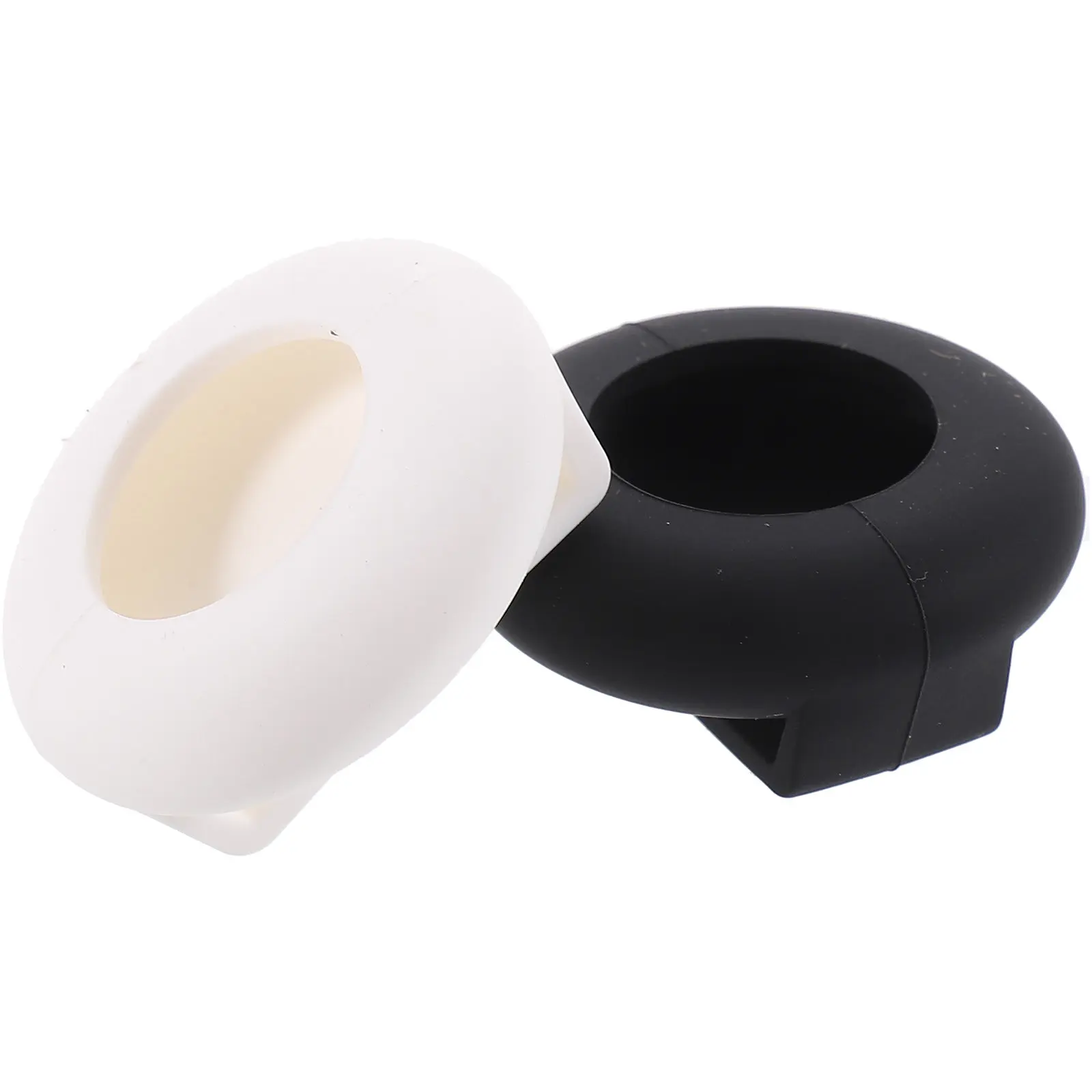2Pcs Safe Silicone Protector Case Tracer Protection Cover for Pet Collar Backpack Purse Valuables Anti-Loss Shell