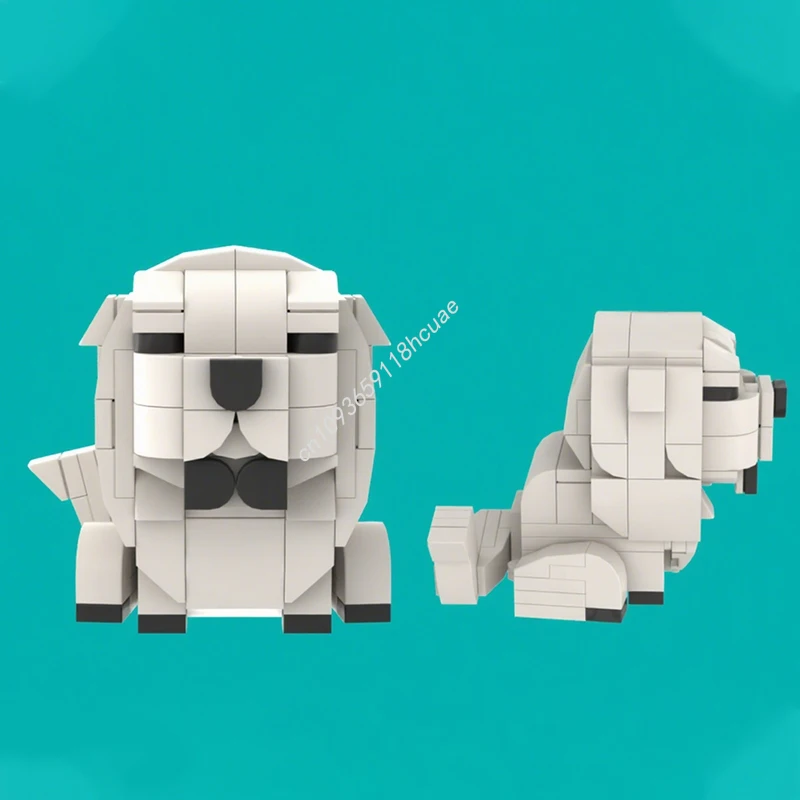 

132pcs MOC Bond Forger S x F Sitting Brickheadz Model Building blocks DIY Education Kids creative toys Birthday Christmas gifts