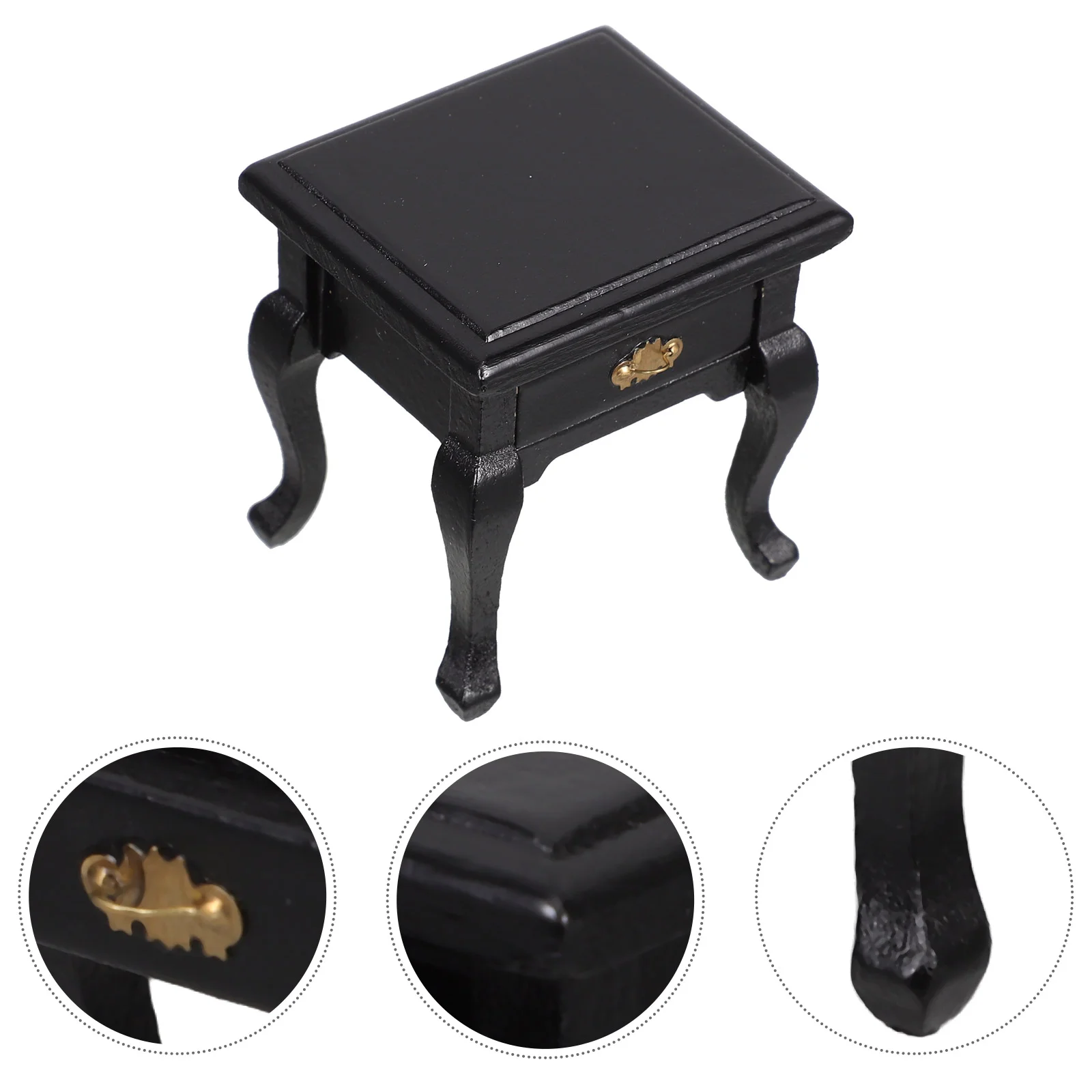 

Coffee Table Bedside Furniture Accessories 1:12 Scale Nightstand Toy House