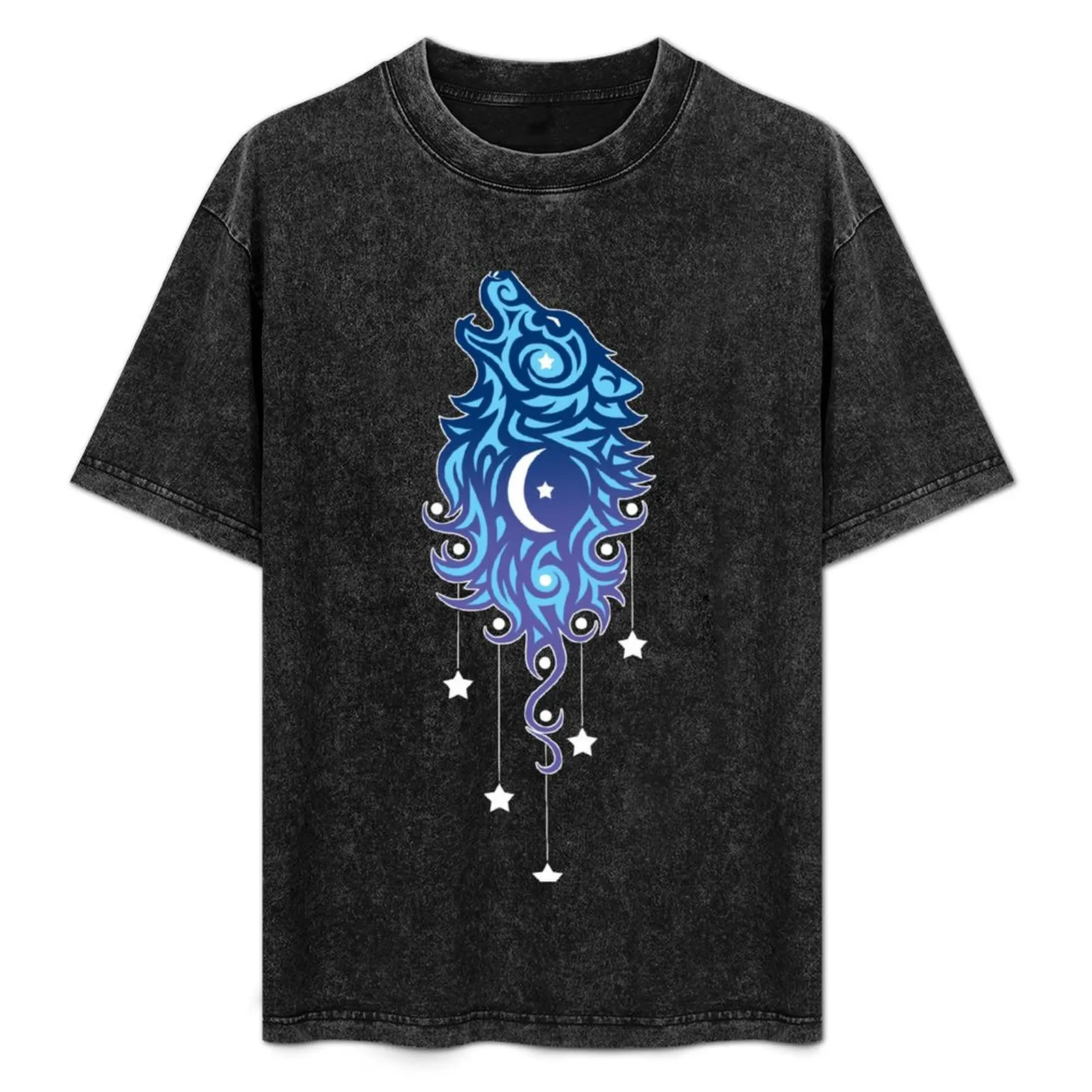 

Star Wolf Tribal T-Shirt graphic tee shirt summer clothes vintage t shirt men