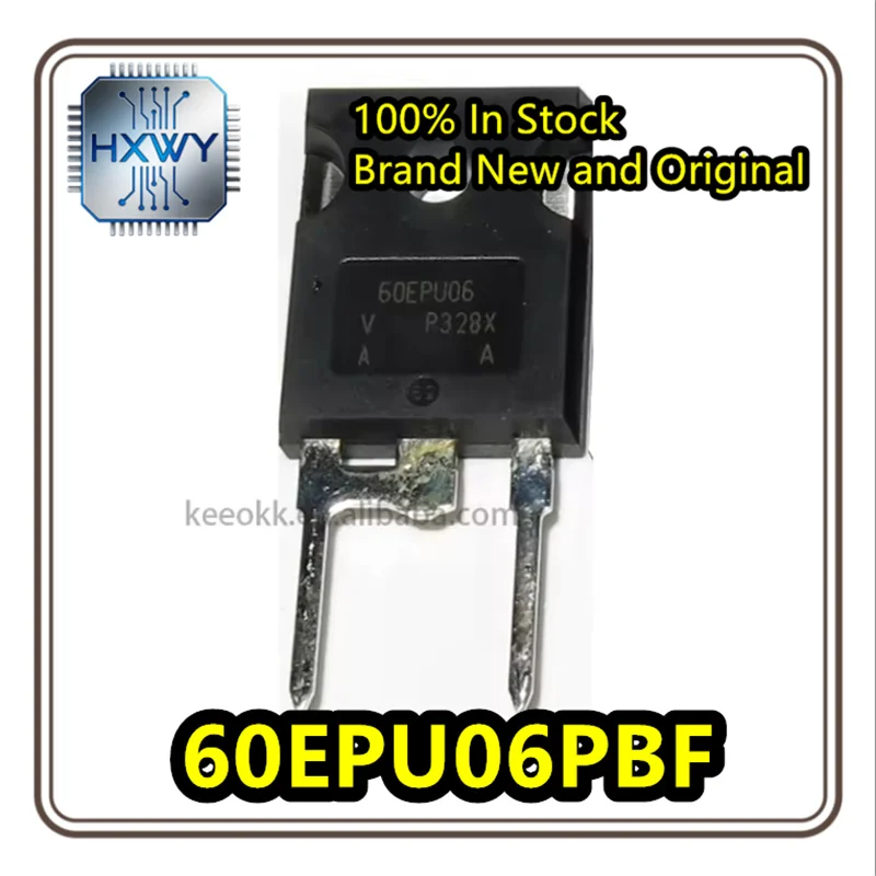 (10/50 Pieces) 60EPU06 60EPU06PBF TO-247 600V 60A MOSFET, Brand New Original, In Stock, Electronic IC