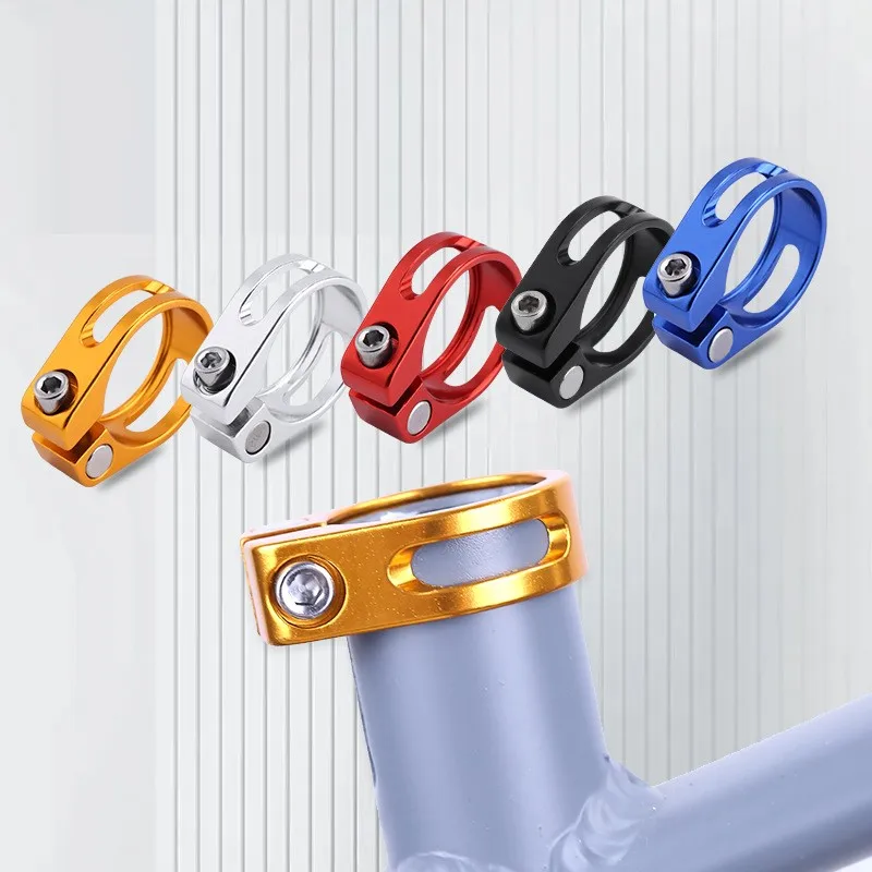 Aluminiumlegierung Fahrradsitzrohrklemme für 31,8 mm/34,9 mm Sitzrohrclip Mountain Road Bike Sattelstützenklemme – Detail 2