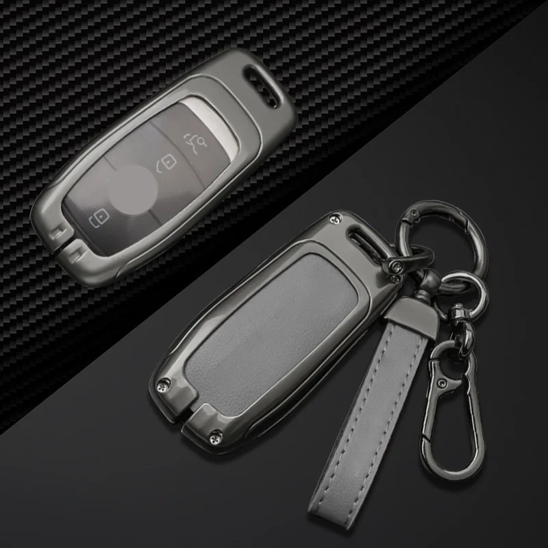 

Car Leather Key Full Case Shell Holder Protection Cover For Mercedes Benz AMG W204 W205 W203 W211 W212 W213 W201 W210 W124 W126