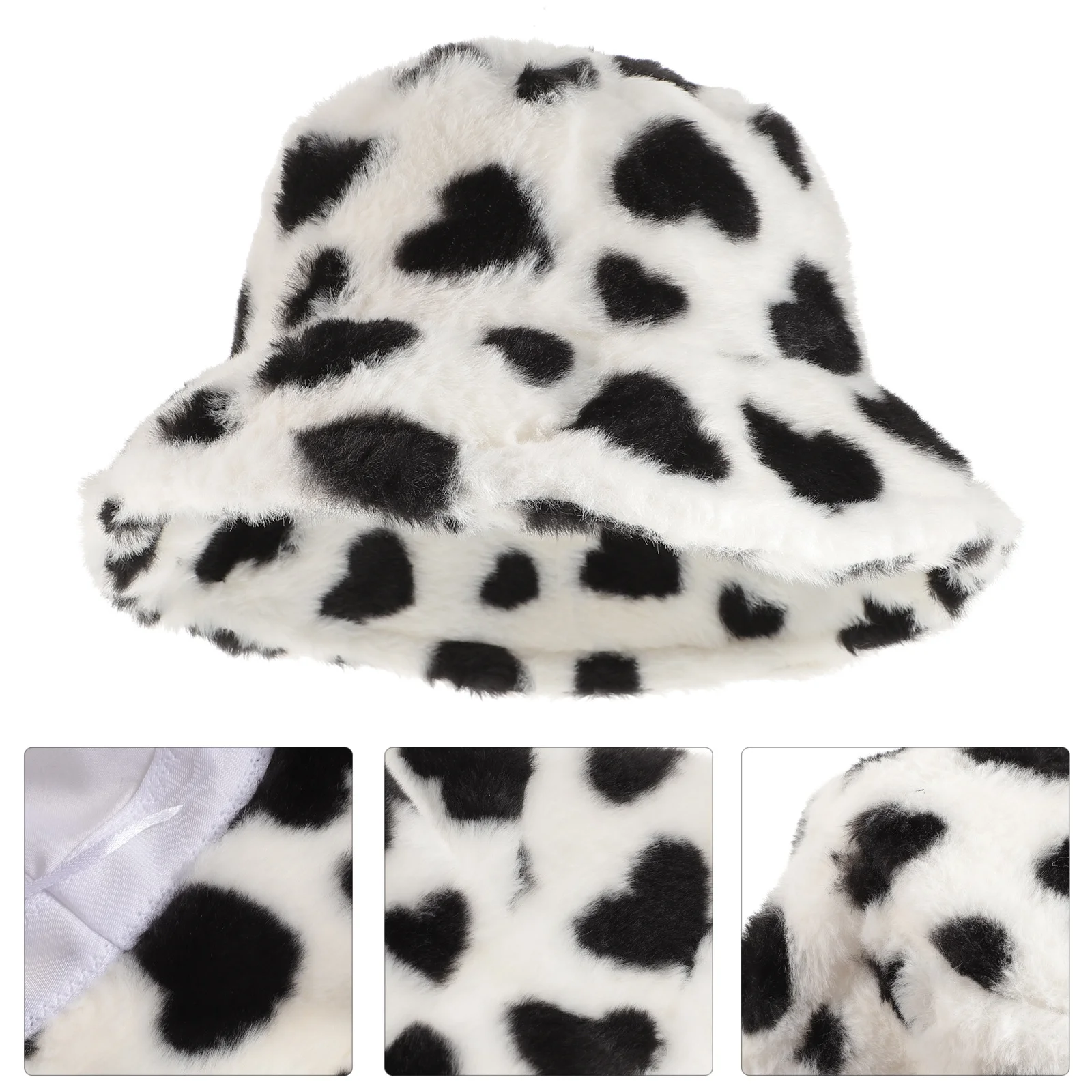 

For Women Winter Flannel Bucket Warm Reversible Lightweight Soft Packable Bucket Hat Gift Winter Hat