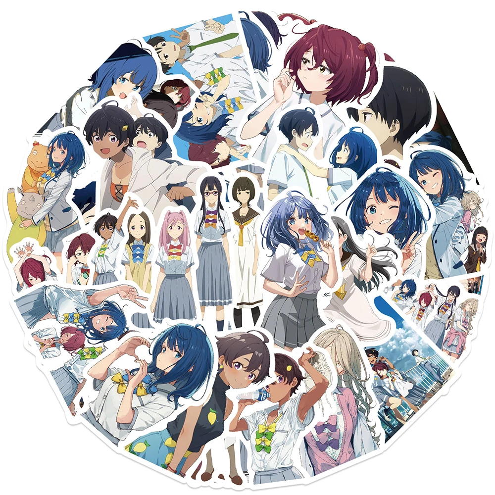 10/30/50pcs Cute Anime Too Many Losing Heroines Stickers Yanami Anna Cartoon Decals Notebook Suitcase Phone Sticker Decoration