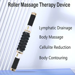 Bead Roller Massage Cellulite Reduction Lymphatic Drainage Rolling Beads CylinderTherapy Body Contouring Fat Removal Machine