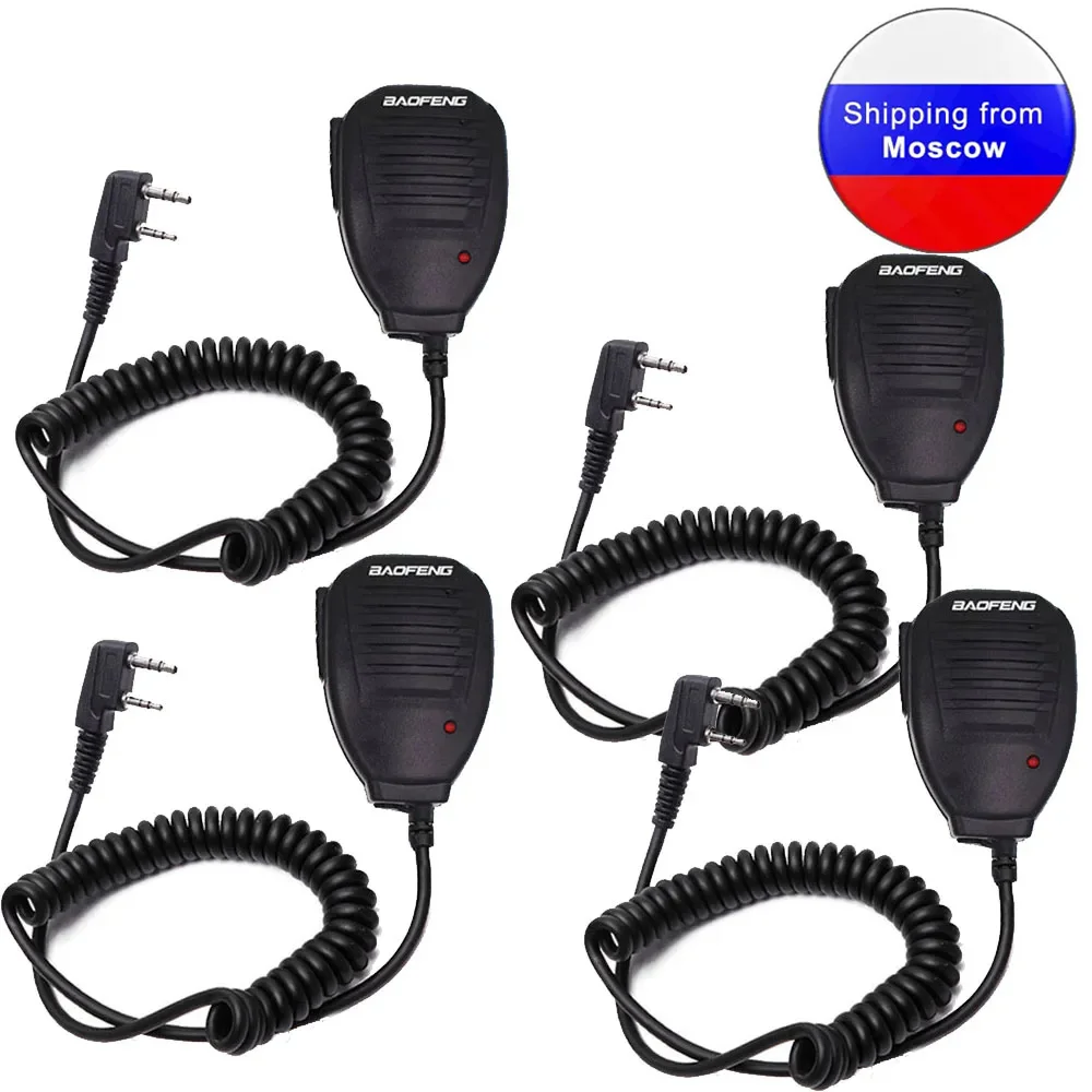 

4PCS Original Microphone BF-H14-K1 for BAOFENG UV-5R BF-888S UV-82 TH-UV8000D KG-UVD1P K plug Handheld Two Way Radio