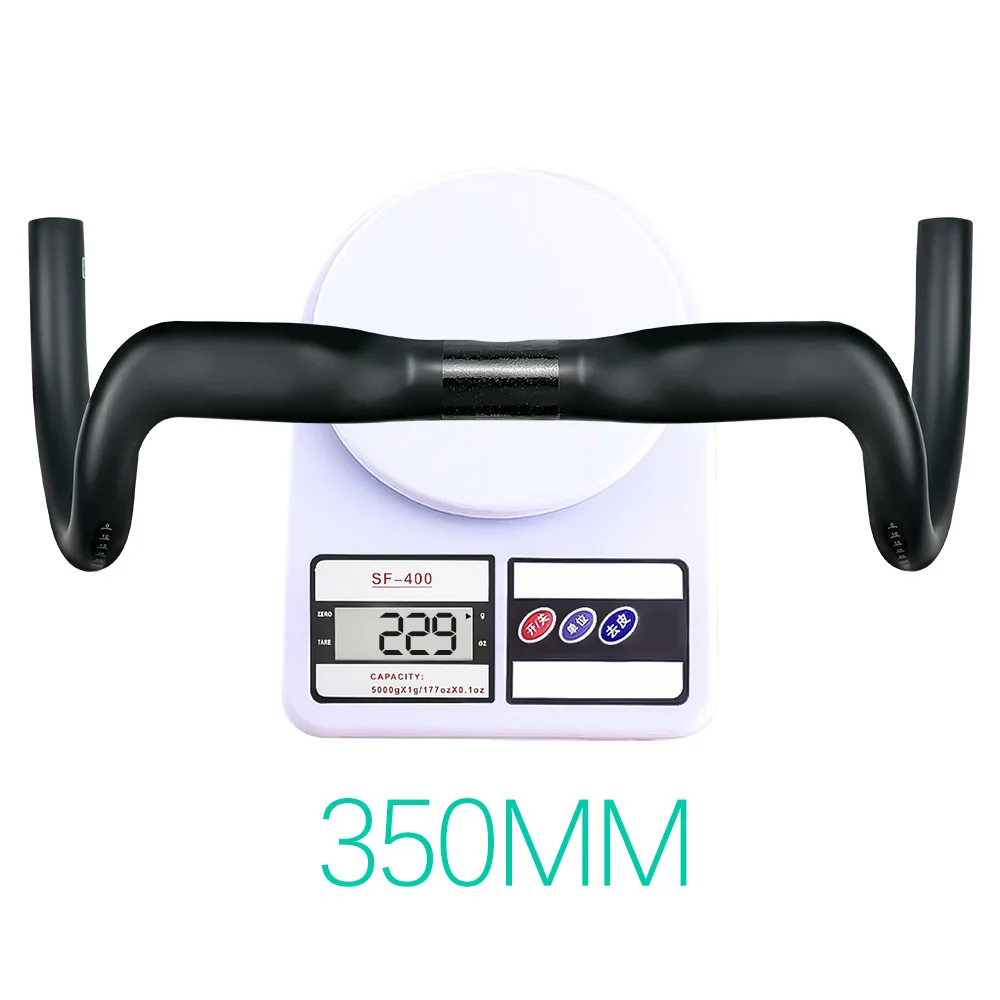 BALUGOE Carbon Fiber Road Bike Handlebar Gravel 20 Degree Full 