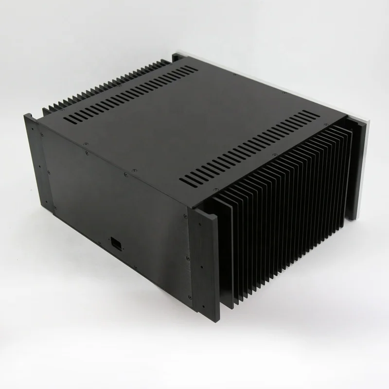 

BRZHIFI Hot Sell A50 Multifunction Aluminum Enclosure For Class A Power Amplifier And DIY Equipment Chassis With Double Radiator
