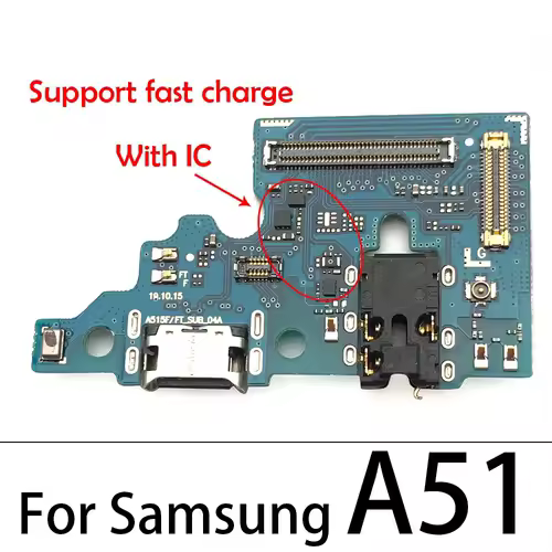 USB Charger Charging Port For Samsung A71 A70 A51 A50 A41 A40 A31 A30 A21S A20 A60 A10 Dock Connector Microphone Board - Image 8