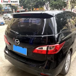 Spoiler in materiale ABS di alta qualità per MAZDA 5 2010-2015 Primer Color Car Tail Wing Decoration Spoiler posteriore del bagagliaio per MAZDA 5