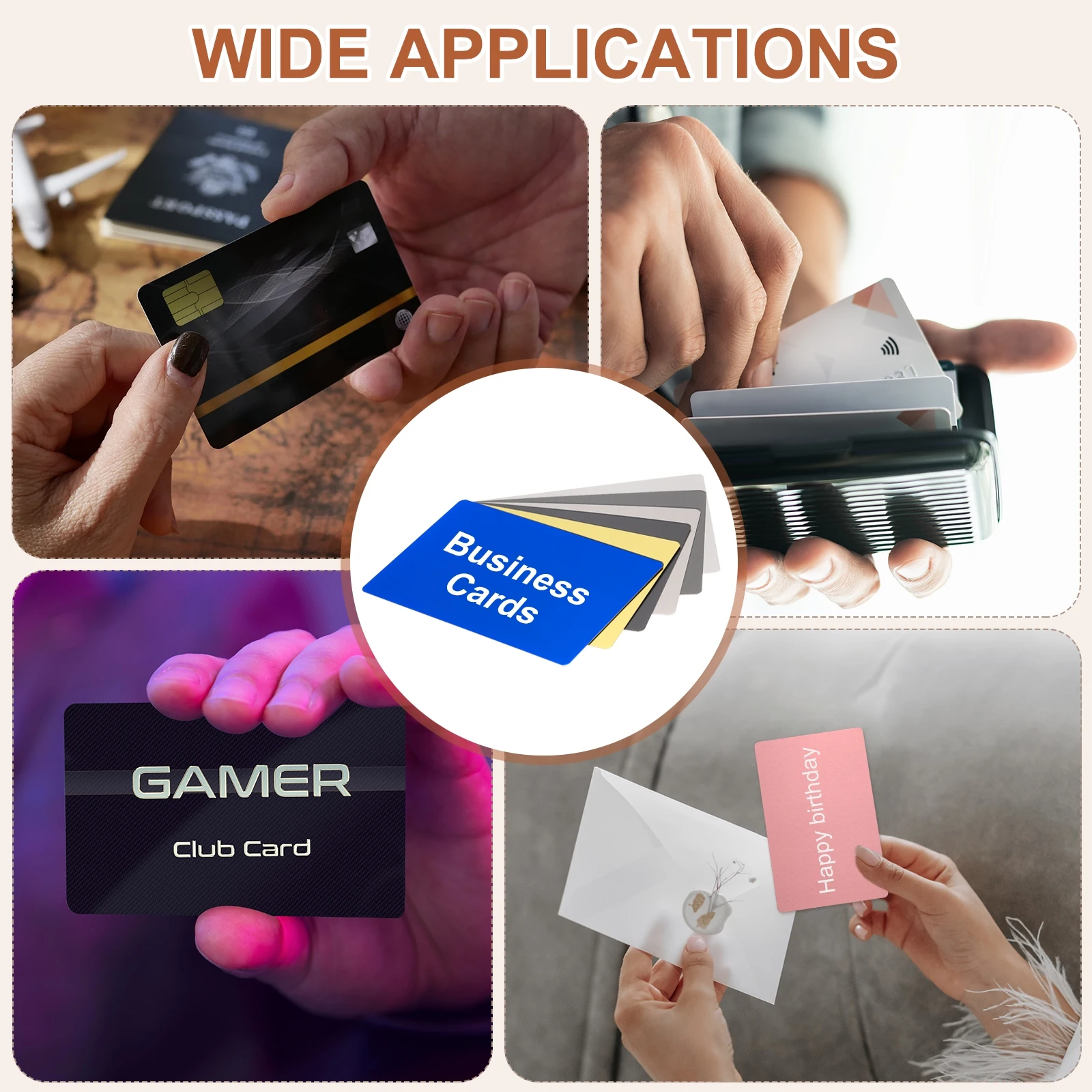 5/10 قطعة 0.6 مللي متر بطاقات الأعمال المعدنية السميكة 201 مرآة من الفولاذ المقاوم للصدأ التيتانيوم الليزر نقش بطاقات مخصصة فارغة CNC ورقة نقش