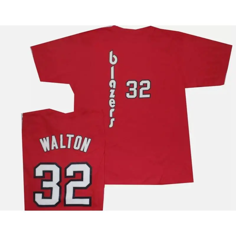 Rare Bill Walton Classic Retro Vintage T Shirt Red S 5Xl