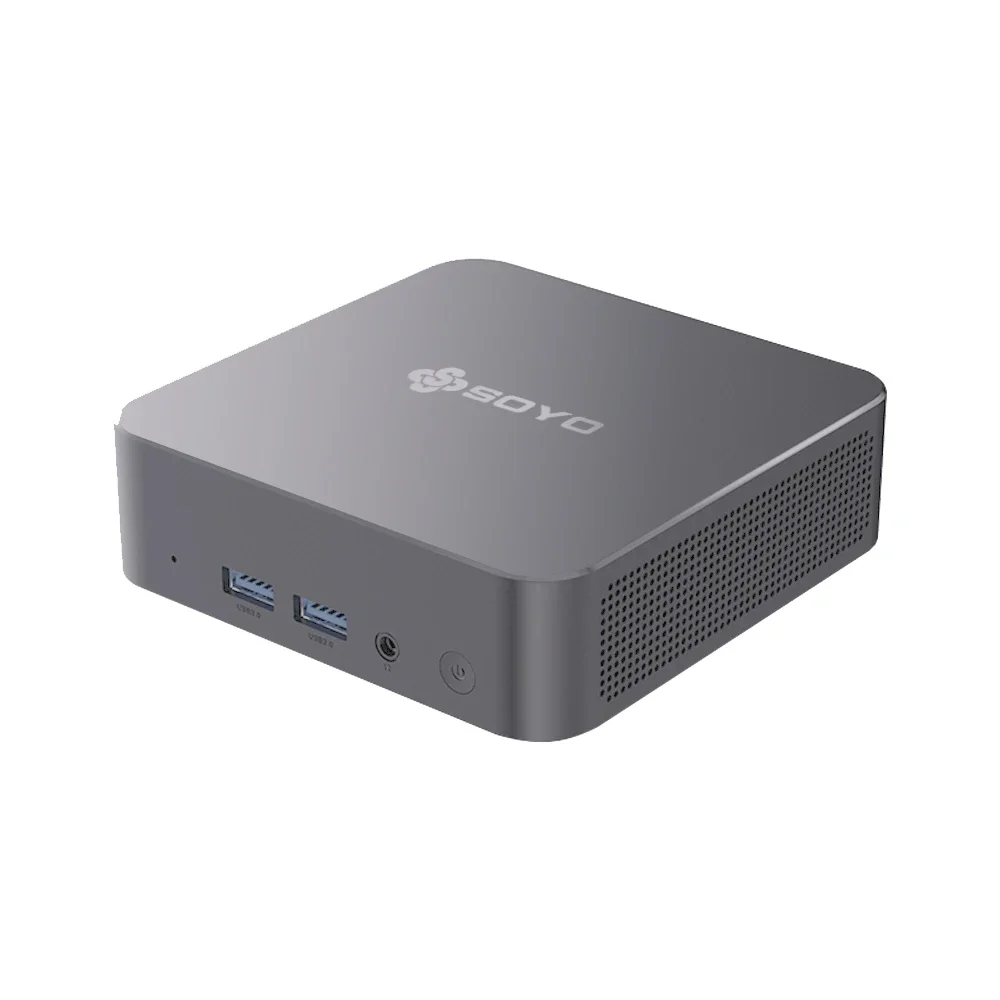 SOYO M4 Air Mini PC Intel 12th N95 (fino a 3,4 GHz) Mini computer desktop 8 GB RAM 256 GB SSD Supporto 4K HDMI con doppio WiFi, BT5.0
