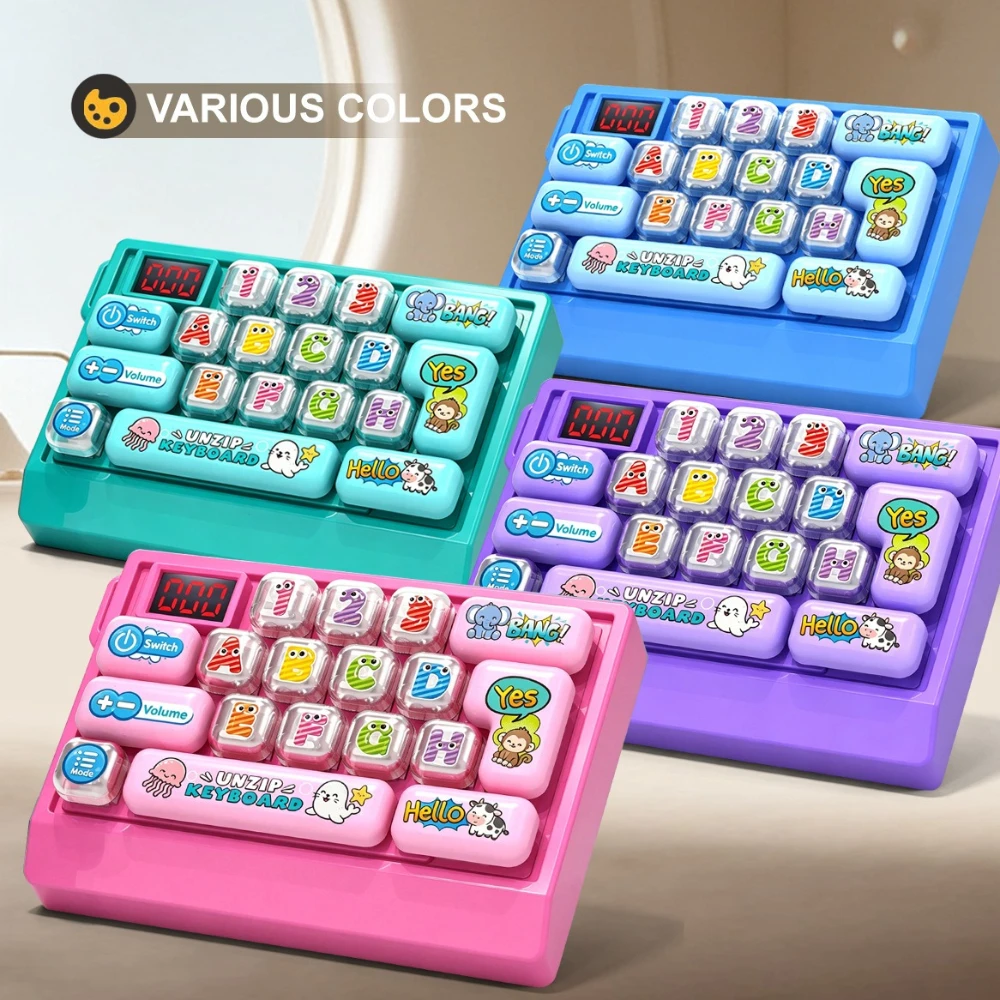 New Fingertip Button Puzzle Game Console Fast Operation Handheld Game Toy Stress Relief Game for Reaction Speed