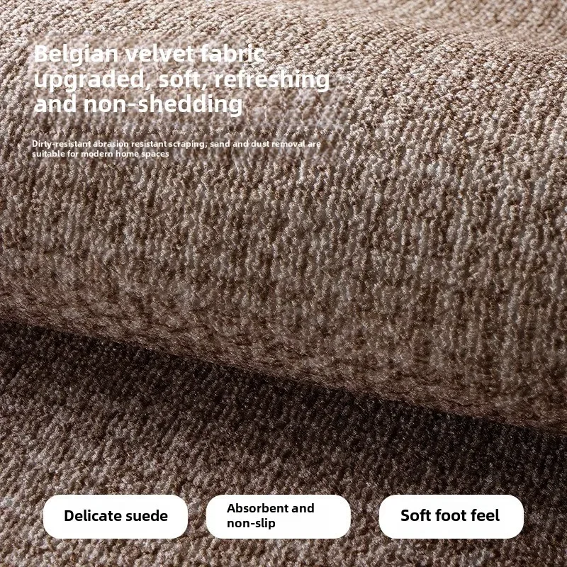 Simple Faux Jute Textured Rug Living Room Indoor Outdoor Area Rug for Farmhouse Patio and Kitchen Rug High Traffic Washable Rug