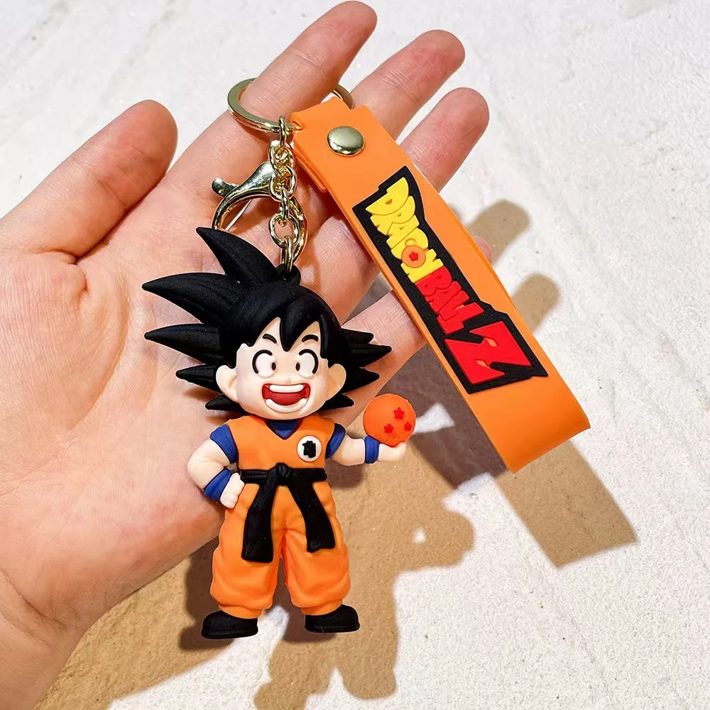 Dragon Ball Z Cartoon Keychains For Bag Car Key Chains Gift Decoration Accessories Anime Merchandise Action Figure - view 5