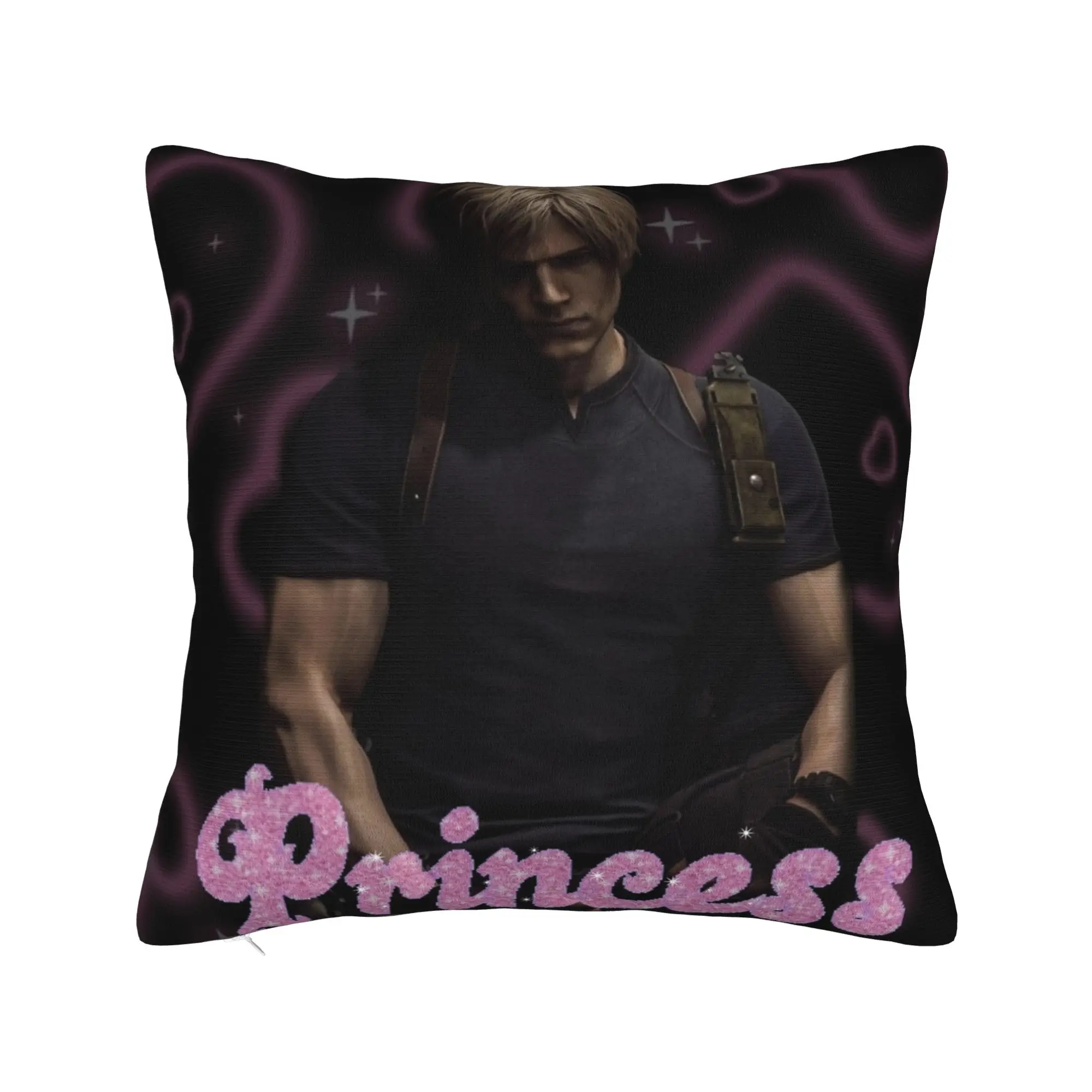 Leon Kennedy Princess Pillowcase Soft Polyester Cushion Cover Decor  Throw Pillow Case Cover Sofa Square 45*45cm