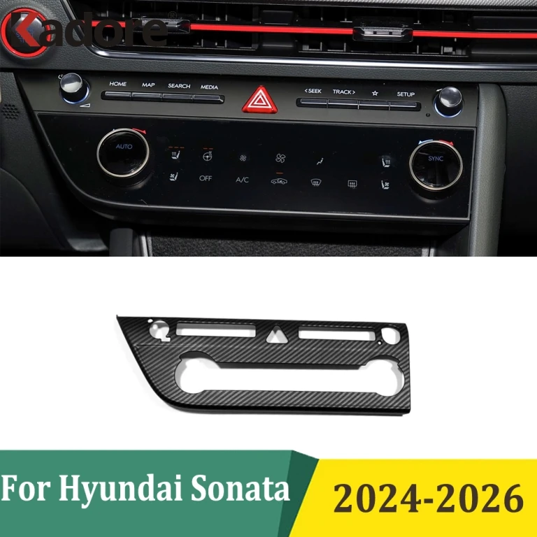 

Для Hyundai Sonata 2024 2025 2026, поворотная крышка переключателя регулировки кондиционера, аксессуары для интерьера автомобиля (LHD)