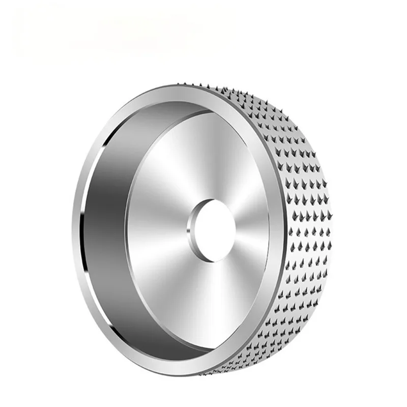 1Pc Round Wood Angle Grinding Wheel Sanding Carving Rotary Tool Abrasive Disc for Angle Grinder Tungsten Carbide 16mm Bore