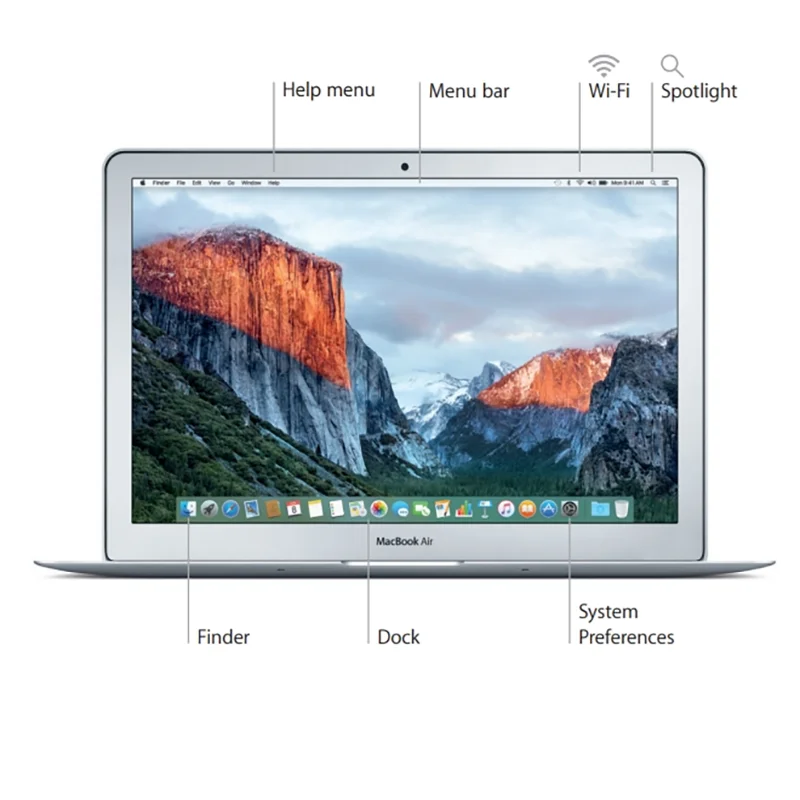 2015 MacBook Air Inter i5 i7 chip 11 inch WIFI 256G/512G SSD 4G/8G RAM Notebooks Laptop.