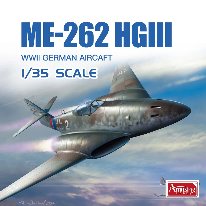 

Комплект модели Amusing Hobby 48A003 ME-262HGIII для высотных истребителей в масштабе 1/48