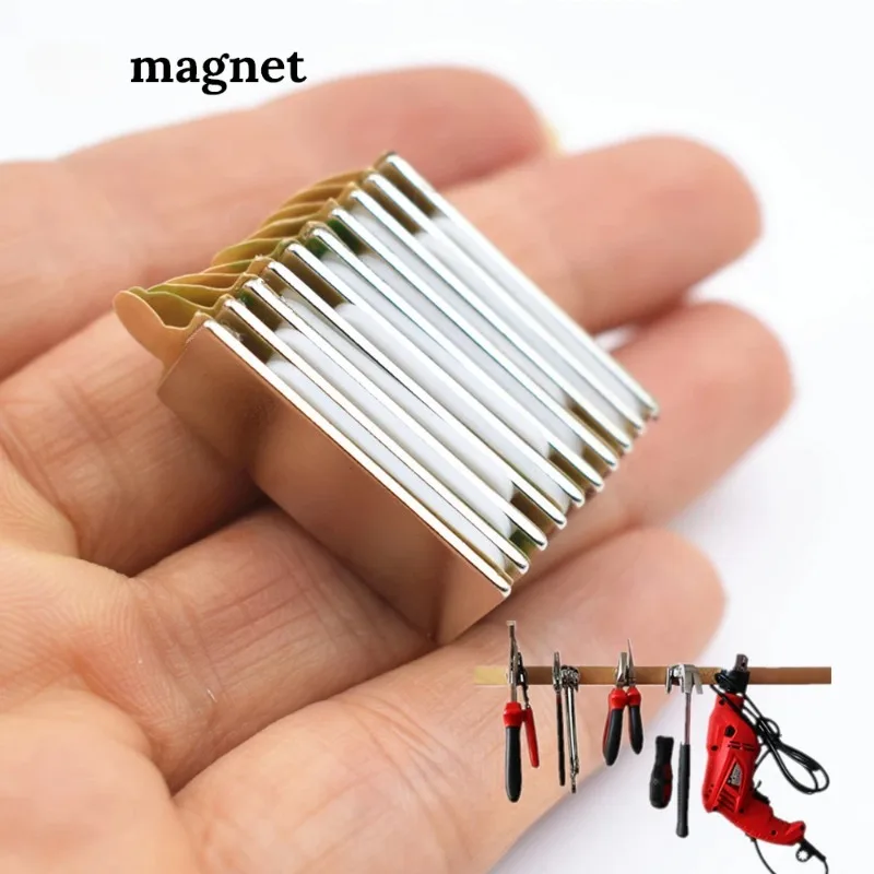 10pcs N52 Neodymium magnet small block super strong Permanent magnetic adhesive tape Bar Cuboid circle