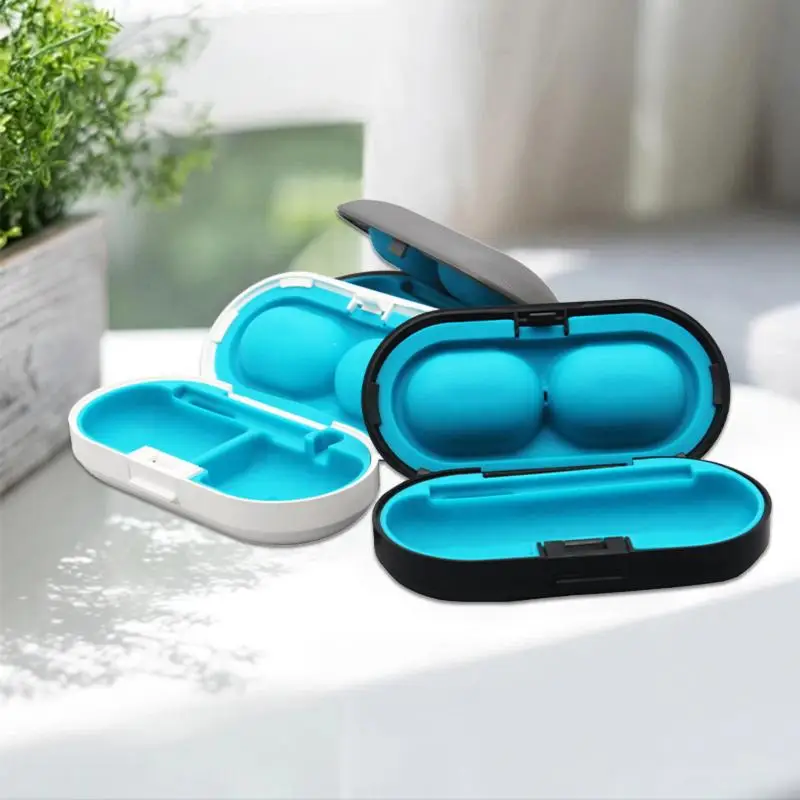 {+} 1Pcs Portable Hearing Aid Hard Protective Storage Box Hearing Aid Case Organizer For Sound Amplifier Hearing Aid Accessories - view 3