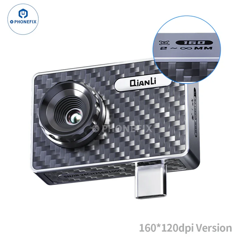 Imagem -03 - Qianli Câmera Térmica Infravermelha Fire Eye Pro Pcb Fault Diagnosis Tool Reparação Motherboard Telefone Resolução 256x192