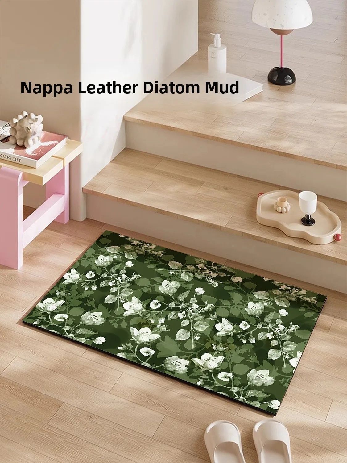 

een Fre Napa Leather Thi Dia Mud Batoom Mat High Absorbency Slip Resistant Batoom High End Foot Mat