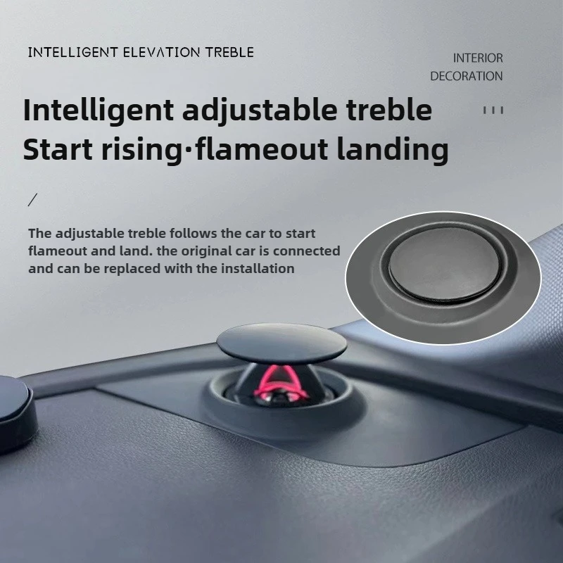 

Auto Audio Kit Lifting speakers For Audi A4 B8 A6 A7 C7 C8 Q5 Q7 Q8 Speaker Tweeters Audio Ambient Lighting Car Claxon