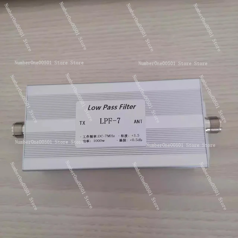 Low Pass Filter LPF 7MHz 1000 Watt Power Capacity Suppression Harmonic M Female Socket Interface