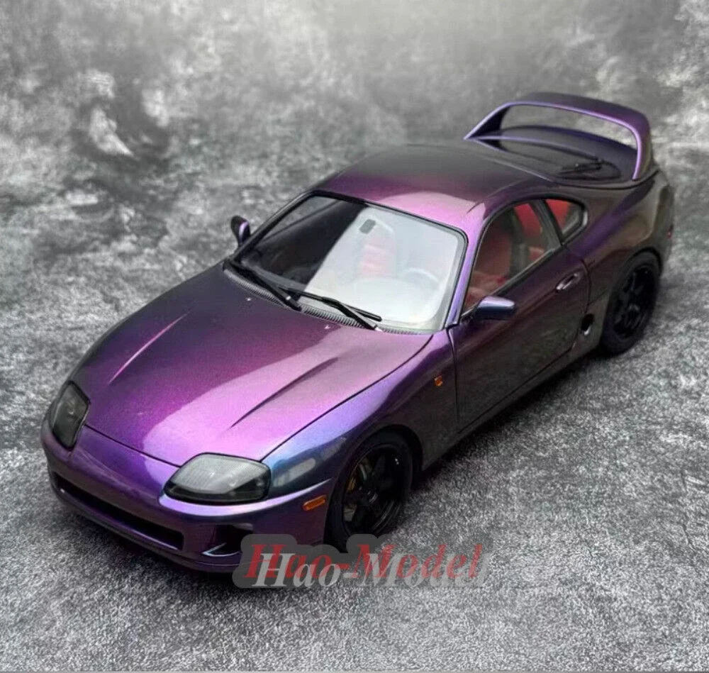 WHELART 1:18 para Toyota SUPRA A80 aleación Diecast modelo de coche simulación niños regalos de cumpleaños Hobby exhibición colección adornos