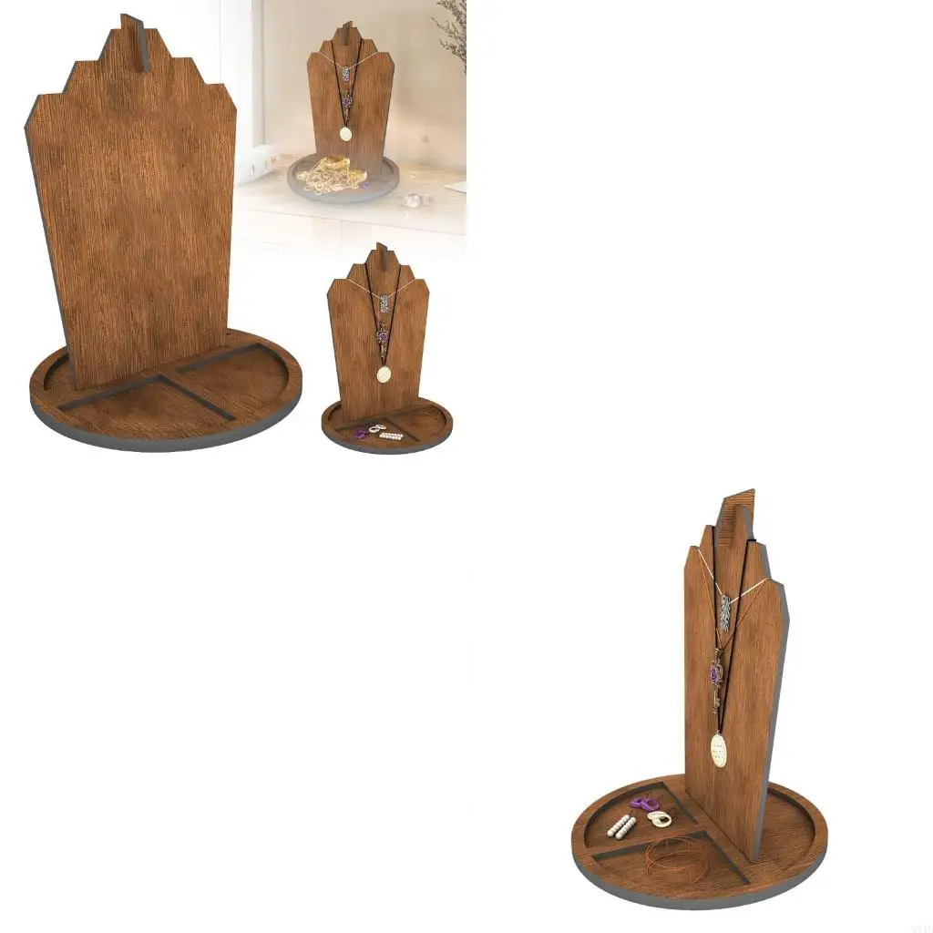 

Freestanding Rack Jewelry Display Stand for Bracelets Necklaces Earrings